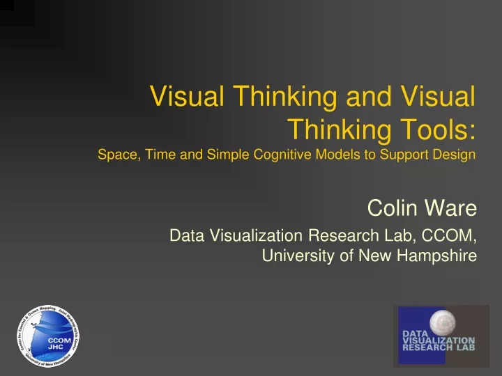 visual thinking and visual thinking tools space time and simple cognitive models to support design