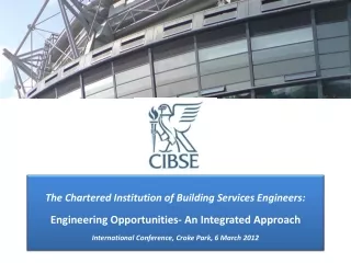 The Chartered Institution of Building Services Engineers: