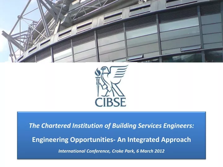 the chartered institution of building services