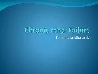 Chronic renal Failure