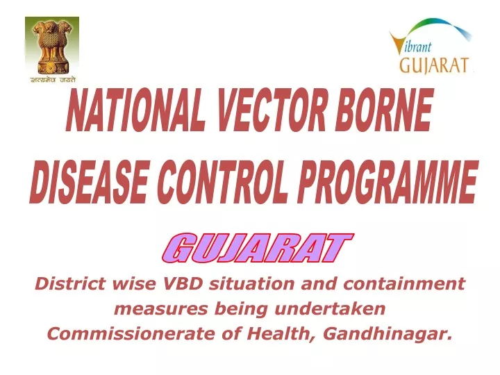 national vector borne disease control programme