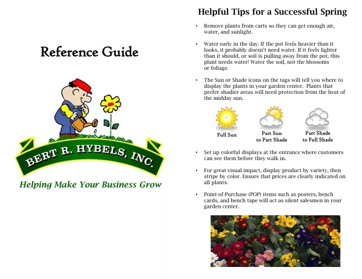 helpful tips for a successful spring