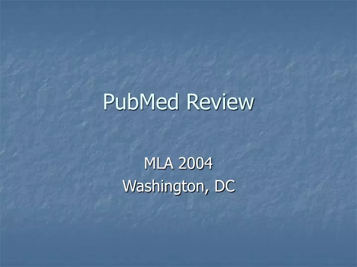 pubmed review