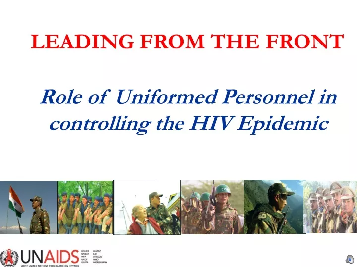 role of uniformed personnel in controlling the hiv epidemic