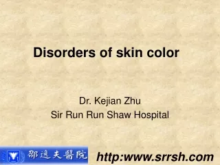 Disorders of skin color