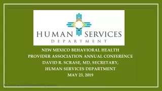 New Mexico Behavioral Health  Provider Association Annual Conference