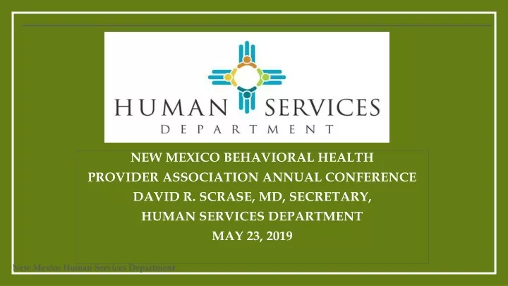 new mexico behavioral health provider association