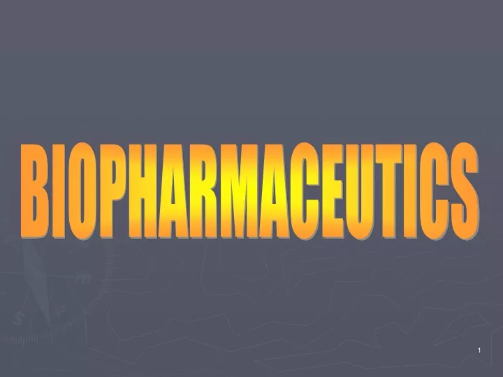 biopharmaceutics