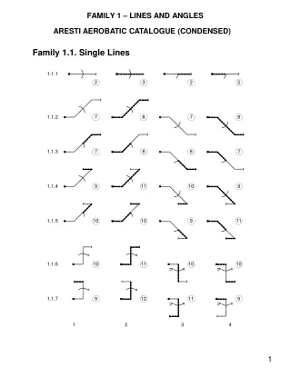 FAMILY 1 – LINES AND ANGLES