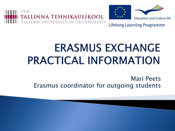 erasmus exchange practical information