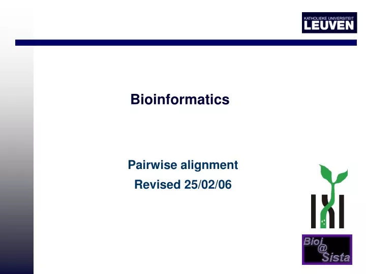 bioinformatics