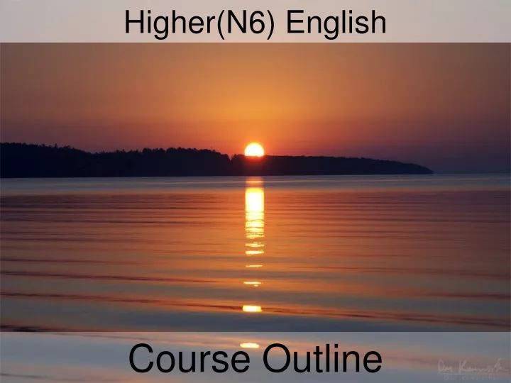 higher n6 english