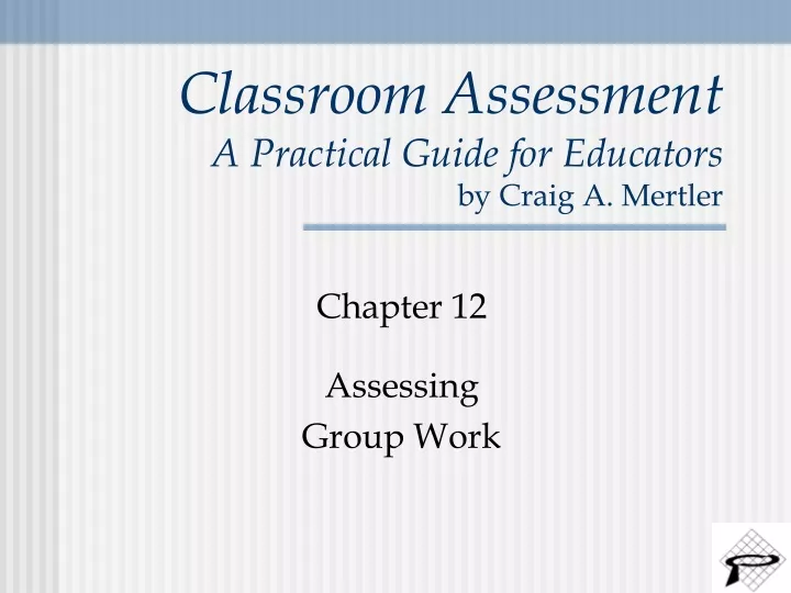 classroom assessment a practical guide
