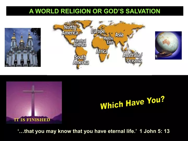 a world religion or god s salvation
