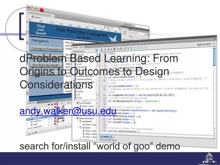 andy walker@usu edu search for install world of goo demo