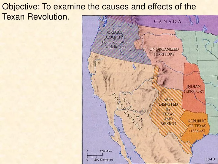 objective to examine the causes and effects