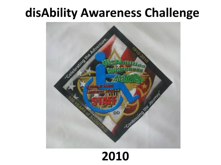 disability awareness challenge