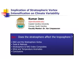 Implication of Stratospheric Vortex Intensification on Climate Variability