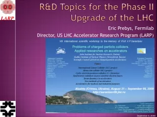 R&amp;D Topics for the Phase II Upgrade of the LHC