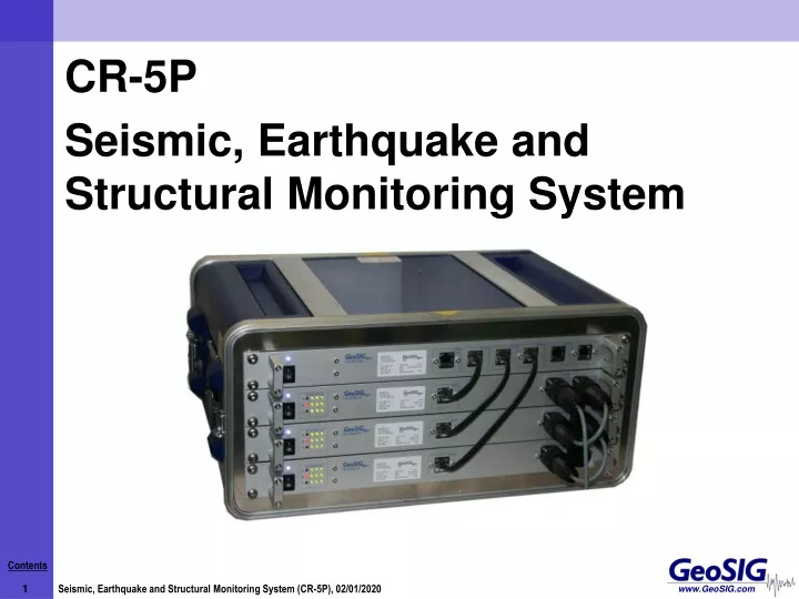 cr 5p seismic earthquake and structural