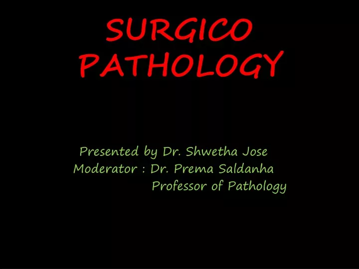 surgico pathology