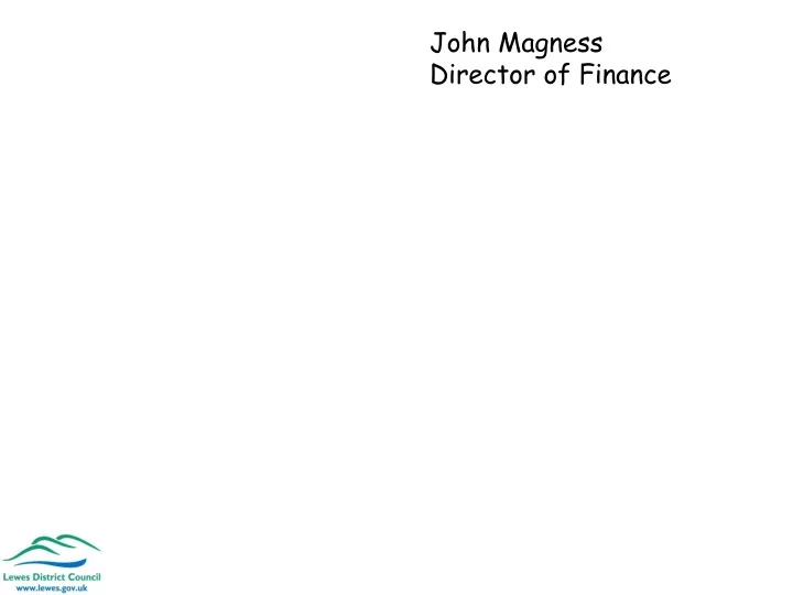 john magness director of finance