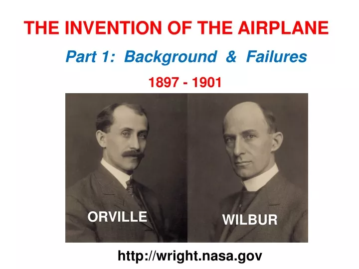 the invention of the airplane