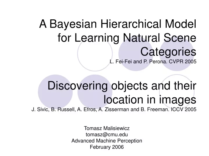 a bayesian hierarchical model for learning