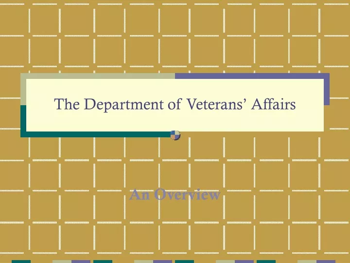 the department of veterans affairs