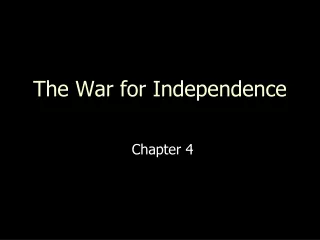 The War for Independence