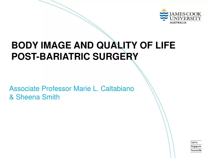 body image and quality of life post bariatric