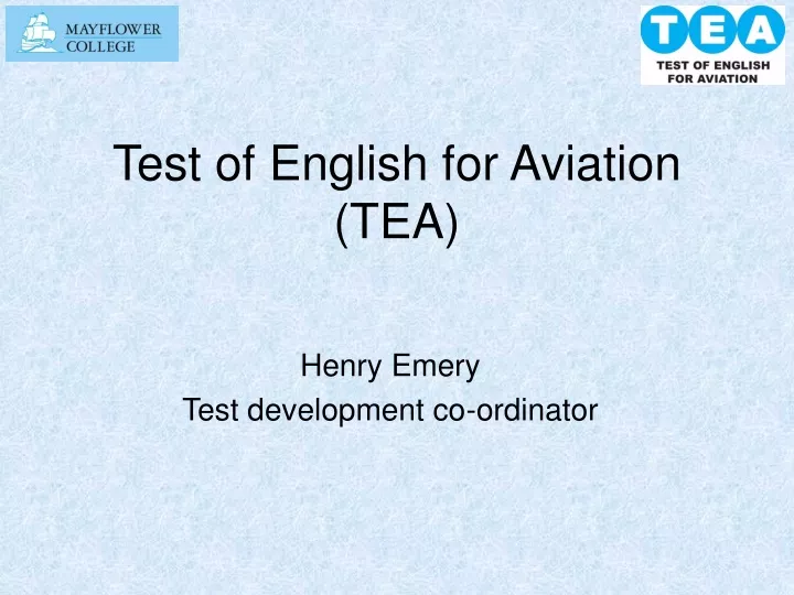 test of english for aviation tea