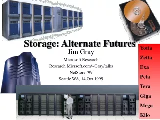 Storage: Alternate Futures