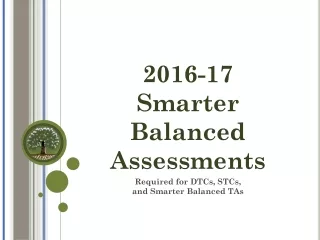 2016-17  Smarter Balanced Assessments