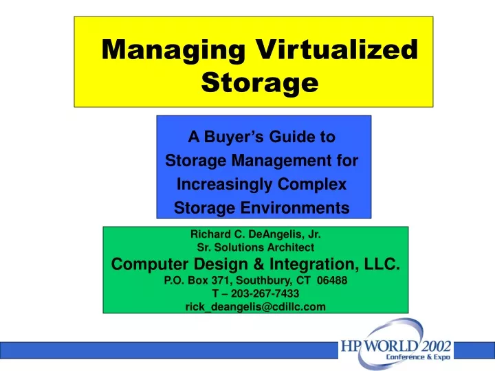 managing virtualized storage