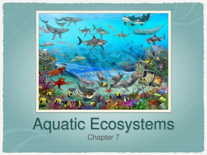 aquatic ecosystems