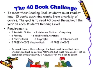 The 40 Book Challenge