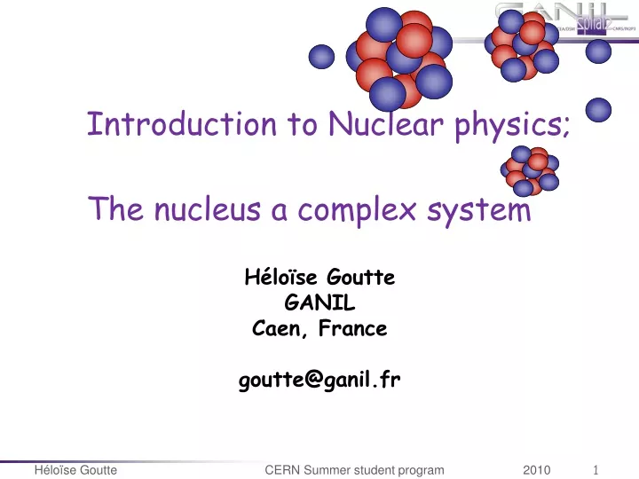 introduction to nuclear physics the nucleus
