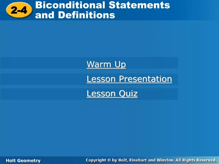 biconditional statements and definitions