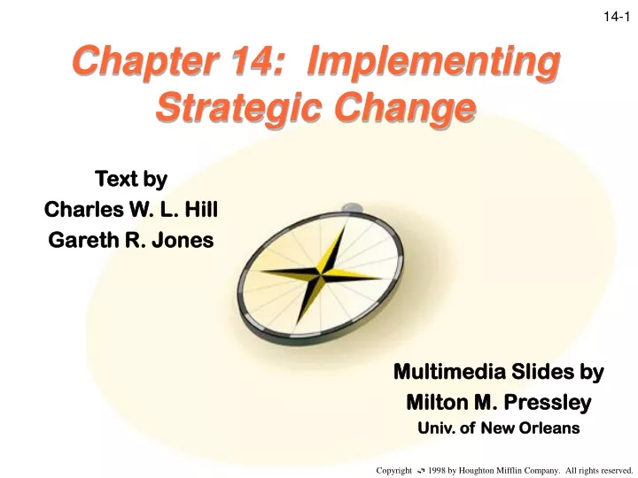 chapter 14 implementing strategic change
