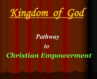 Kingdom  of  God
