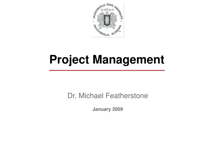 project management