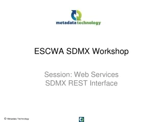 ESCWA SDMX Workshop