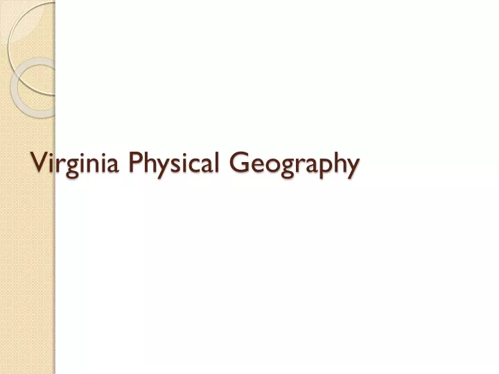 virginia physical geography