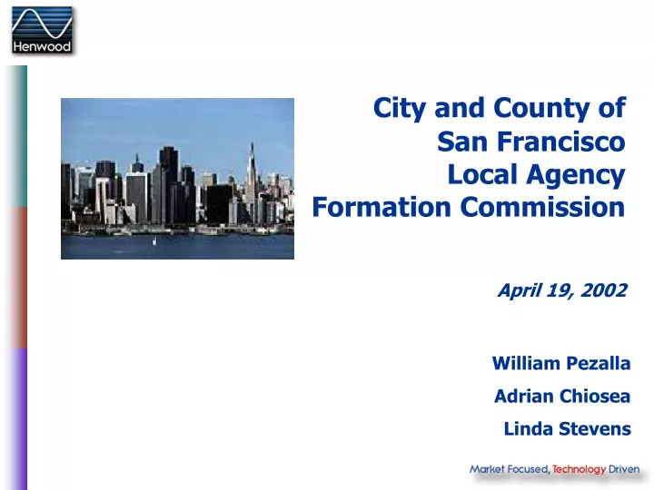 city and county of san francisco local agency