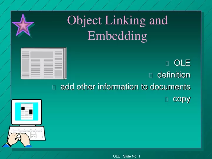 object linking and embedding