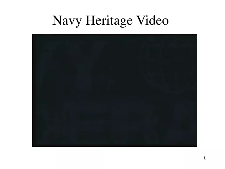 navy heritage video