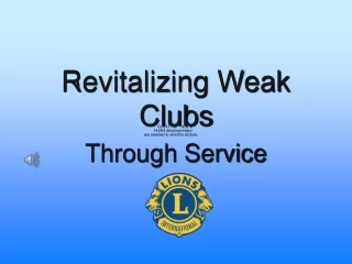 Revitalizing Weak Clubs