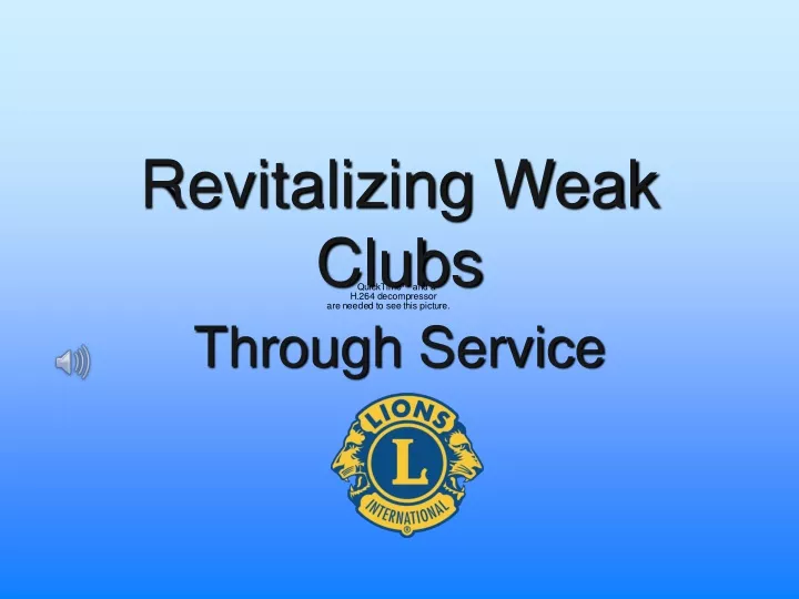 revitalizing weak clubs