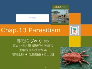 Chap.13 Parasitism